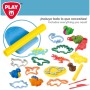 Pâte à modeler en argile PlayGo Dinosaures (6 Unités)