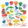 Juego de Plastilina PlayGo Dinosaurios (6 Unidades)