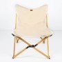 Chaise de camping pliante Aktive Terre 58 x 73 x 61 cm (2 Unités)