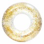 Flotador Hinchable Donut Intex Transparente Purpurina Ø 119 cm (6 Unidades)