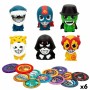 Figurines d’action Eolo Super Masked 3 x 4,3 x 3,2 cm (6 Unités)