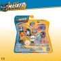 Figurines d’action Eolo Super Masked 3 x 4,3 x 3,2 cm (6 Unités)