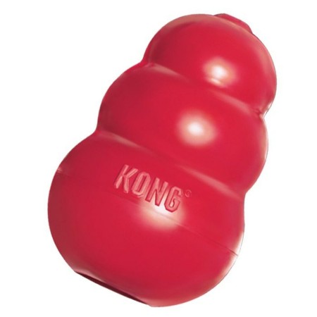 Jouet pour chien Kong Classic Rouge Caoutchouc animaux Intérieur