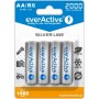 Pilas Recargables EverActive EVHRL6-2000 AA LR6 1,2 V 3.7 V