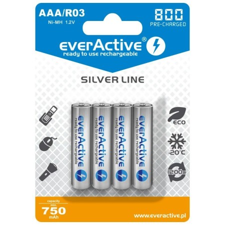 Pilas Recargables EverActive EVHRL03-800 R03 AAA 1,2 V