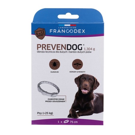 Collier antiparasitaire Francodex PrevenDog Tiques