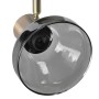 Lámpara de Techo Activejet AJE-LISA 2P Negro Dorado Metal 40 W