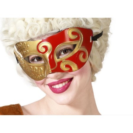 Masque Rouge Doré
