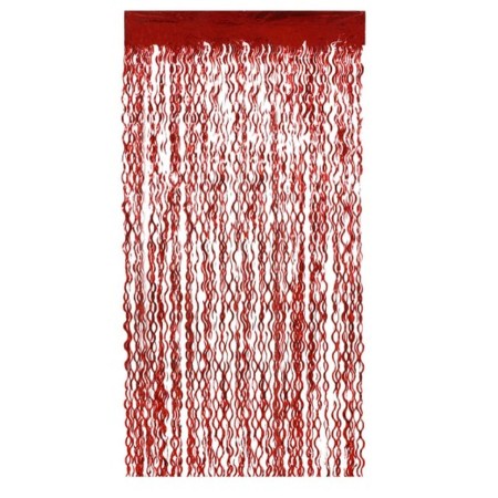 Cortina Ondas Rojo 200 x 100 cm