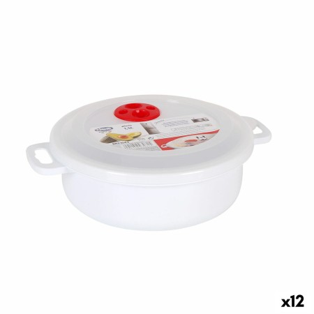 Boîte à lunch avec couvercle pour micro-ondes Dem 1,5 L (12 Unités)