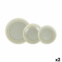 Set de Vajilla Santa Clara Kenia 18 Piezas Porcelana (2 Unidades)