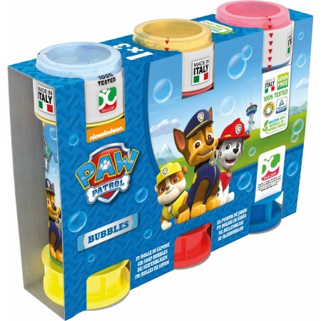 Set de tubes pour bulles de savon The Paw Patrol 3 Pièces 60 ml