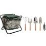 Kit de herramientas de jardinería Home ESPRIT 7 Piezas Blanco Verde 40 x 28 x 35 cm