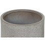 Set de Maceteros Home ESPRIT Beige Fibra de Vidrio Magnesio 44,5 x 44,5 x 43 cm (3 Unidades)
