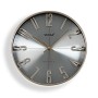 Horloge Murale Versa Argenté Plastique Quartz 4,3 x 30 x 30 cm