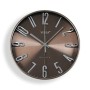 Horloge Murale Versa Argenté Plastique Quartz 4,3 x 30 x 30 cm