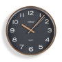 Horloge Murale Versa Gris Plastique Quartz 4,3 x 30 x 30 cm