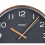 Horloge Murale Versa Gris Plastique Quartz 4,3 x 30 x 30 cm