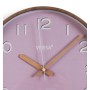 Horloge Murale Versa Rose Plastique Quartz 4,3 x 30 x 30 cm