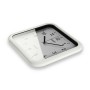 Horloge Murale Versa Blanc Plastique Quartz 3,5 x 28,5 x 29,5 cm