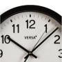 Horloge Murale Versa Noir Plastique Quartz 4,3 x 30 x 30 cm