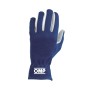 Guantes de Hombre para Conducir OMP Rally Azul marino Azul L