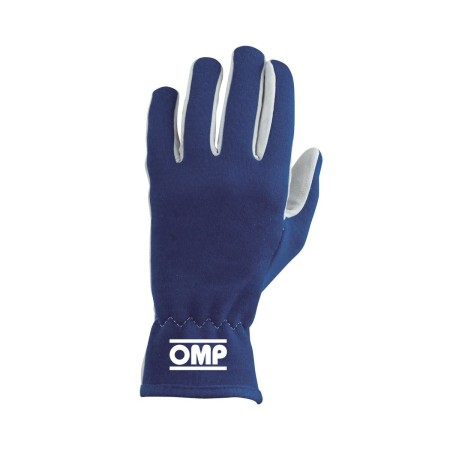 Guantes de Hombre para Conducir OMP Rally Azul marino Azul M