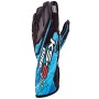 Gants de karting OMP KS-2 ART Noir/Bleu Noir L