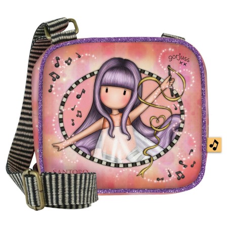 Sac à Bandoulière Gorjuss Little dancer Saumon 16.5 x 15 x 6.5 cm