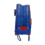 Trousse Fourre-Tout Double F.C. Barcelona Bleu Bordeaux 21 x 8 x 6 cm