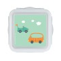 Fiambrera Safta Coches Verde 13 x 7.5 x 13 cm