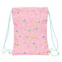 Sac à dos serré par des ficelles Peppa Pig Ice cream Rose Menthe 26 x 34 x 1 cm