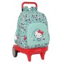 Cartable à roulettes Hello Kitty Sea lovers Turquoise 33 X 45 X 22 cm