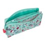 Trousse Fourre-Tout Double Hello Kitty Sea lovers Turquoise 22 x 12 x 3 cm