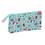 Portatodo Doble Hello Kitty Sea lovers Turquesa 22 x 12 x 3 cm