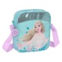 Bolso Bandolera Frozen Hello spring Azul 16 x 18 x 4 cm