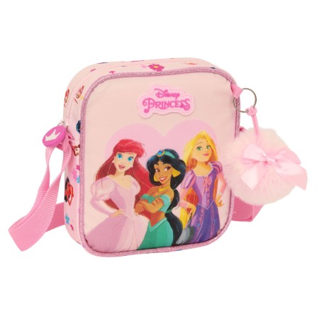 Bolso Bandolera Princesses Disney Summer adventures Rosa 16 x 18 x 4 cm