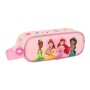 Trousse Fourre-Tout Double Princesses Disney Summer adventures Rose 21 x 8 x 6 cm