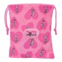 Portameriendas Minnie Mouse Loving 20 x 25 x 1 cm Saco Rosa