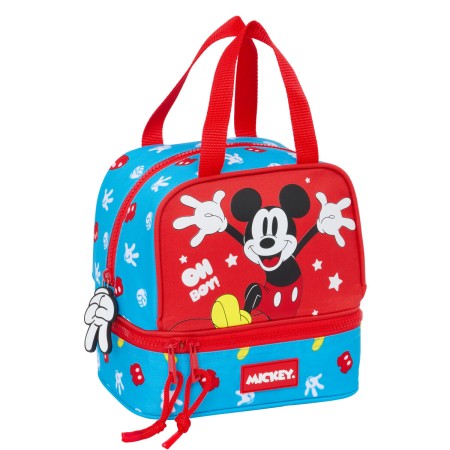 Sac à goûter Mickey Mouse Clubhouse Fantastic Bleu Rouge 20 x 20 x 15 cm