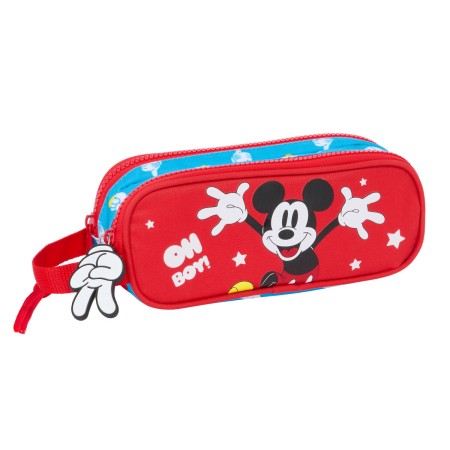 Portatodo Doble Mickey Mouse Clubhouse Fantastic Azul Rojo 21 x 8 x 6 cm