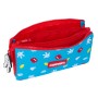 Portatodo Doble Mickey Mouse Clubhouse Fantastic Azul Rojo 22 x 12 x 3 cm