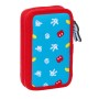 Plumier Doble Mickey Mouse Clubhouse Fantastic Azul Rojo 12.5 x 19.5 x 4 cm (28 piezas)