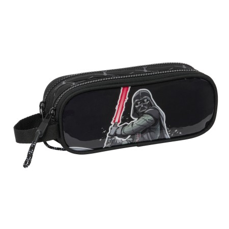 Portatodo Doble Star Wars The fighter Negro 21 x 8 x 6 cm