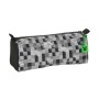 Trousse d'écolier Minecraft Noir Vert Gris 21 x 8 x 7 cm