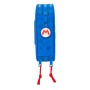 Pochette à crayons triple Super Mario Play Bleu Rouge 12.5 x 19.5 x 5.5 cm (36 Pièces)