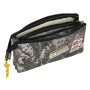Portatodo Doble Jurassic World Warning Gris 22 x 12 x 3 cm