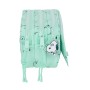 Trousse Fourre-Tout Triple Snoopy Groovy Vert 21,5 x 10 x 8 cm