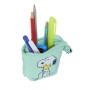 Estuche Cubilete Snoopy Groovy Verde 8 x 19 x 6 cm