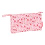 Trousse Fourre-Tout Triple Vicky Martín Berrocal In bloom Rose 22 x 12 x 3 cm